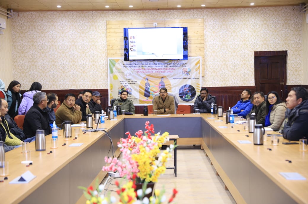 District-level campaign against Gender-based Violence held in Leh