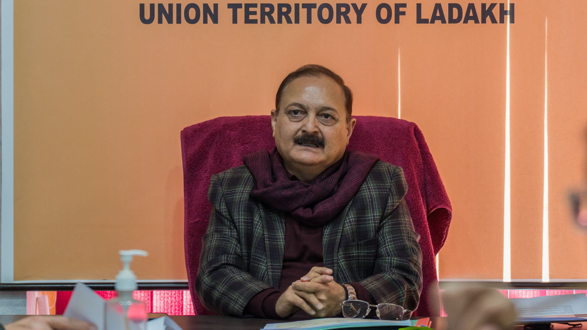 PS Dr Kotwal chairs the 2nd Ladakh Pollution Control Committee meeting