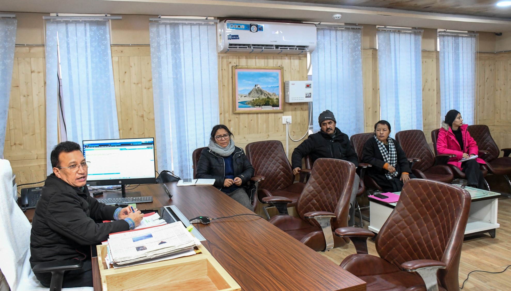 Secretary Tourism Dept reviews progress of projects being executed by CPWD