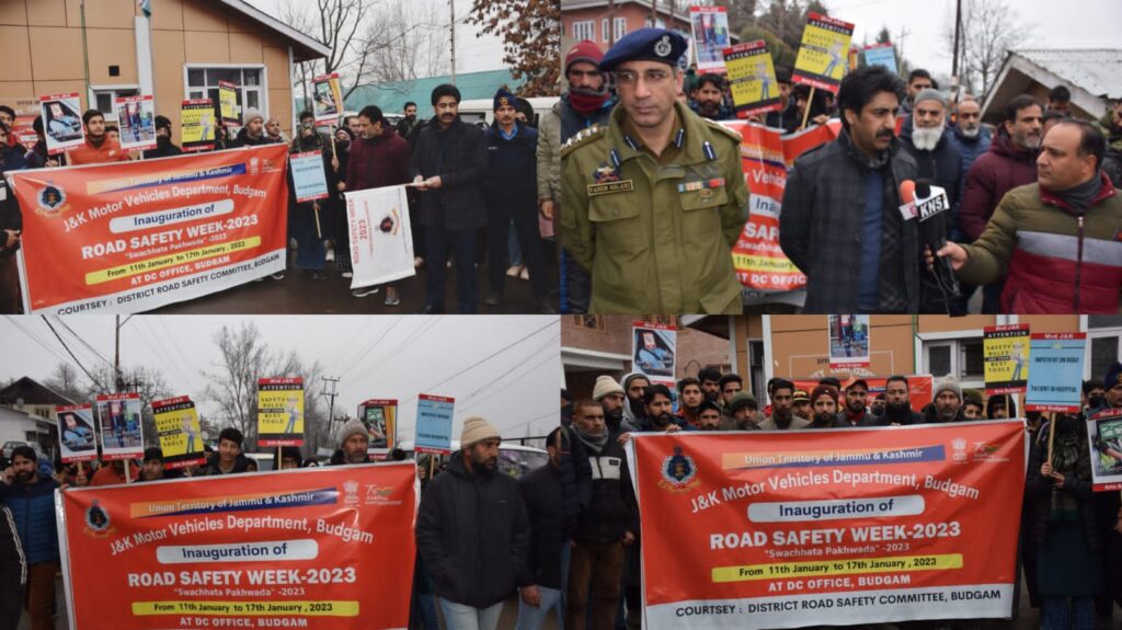 National Road Safety Week begins at Budgam