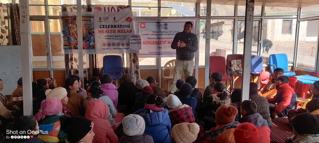 Health mela organised at PHC Nyoma