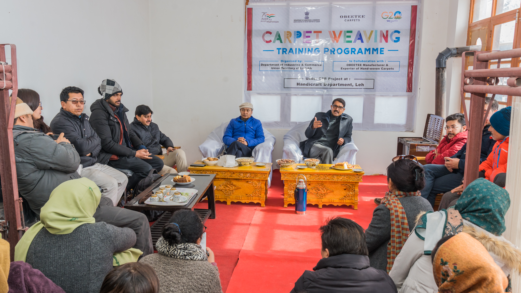 Ladakh’s carpet weavers get professional training