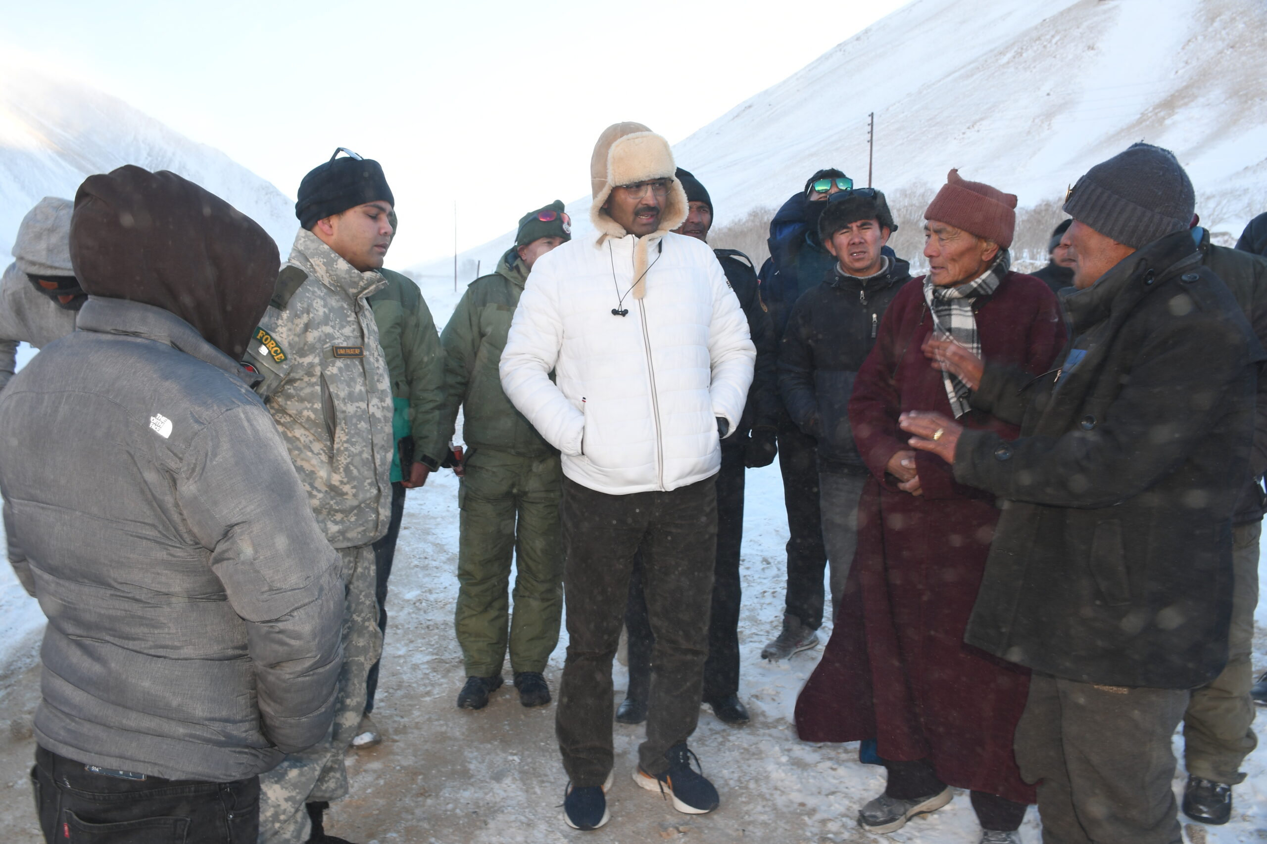 Divisional Commissioner Ladakh Saugat Biswas tours Changthang region