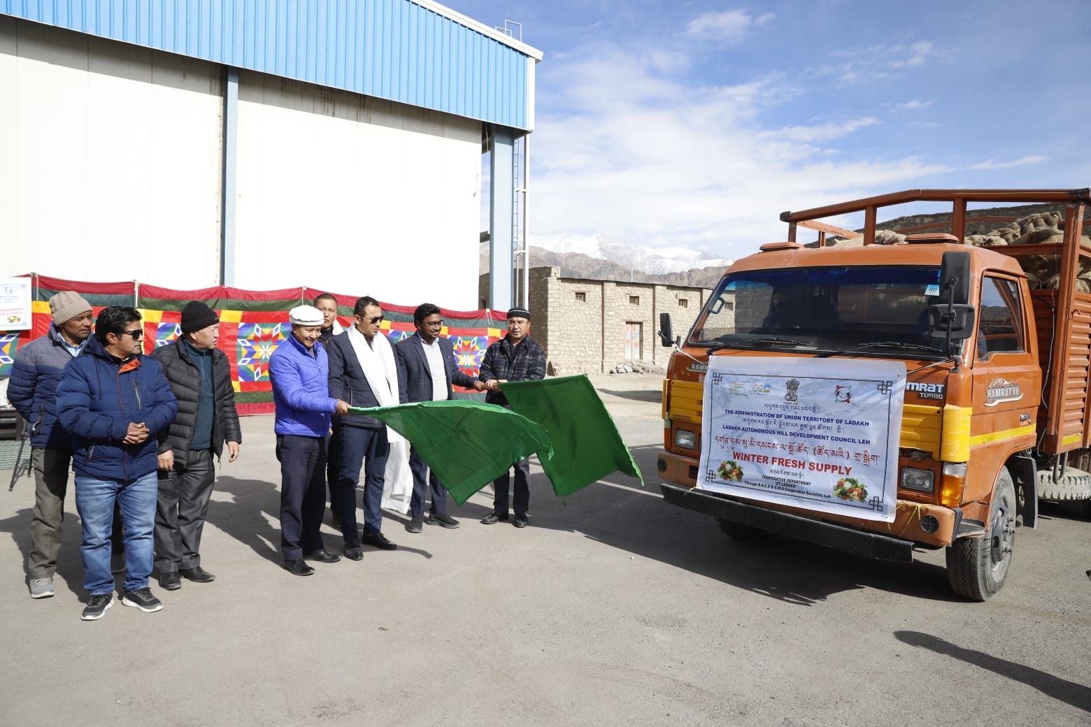 1st consignment of Winter Fresh Vegetables supply flagged-off