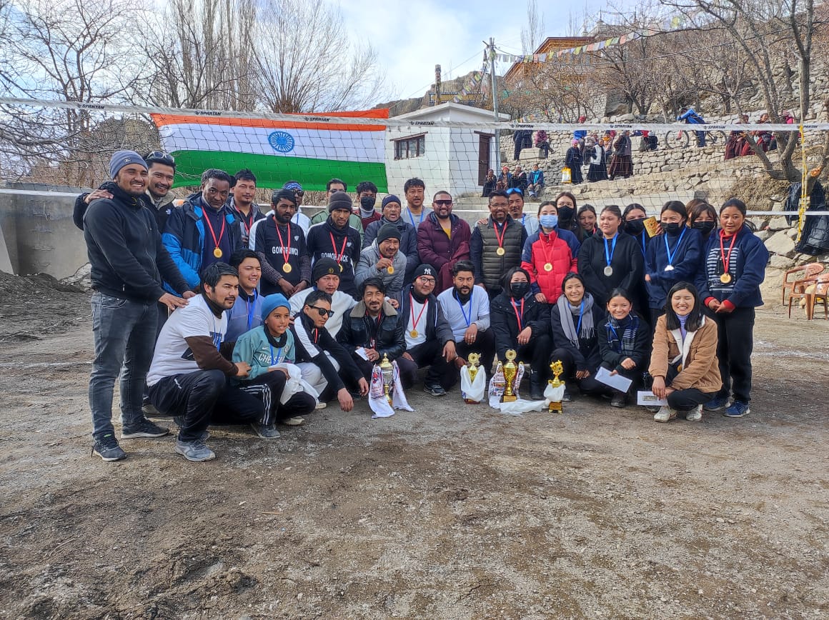 Volleyball tournament concludes in Khaltse