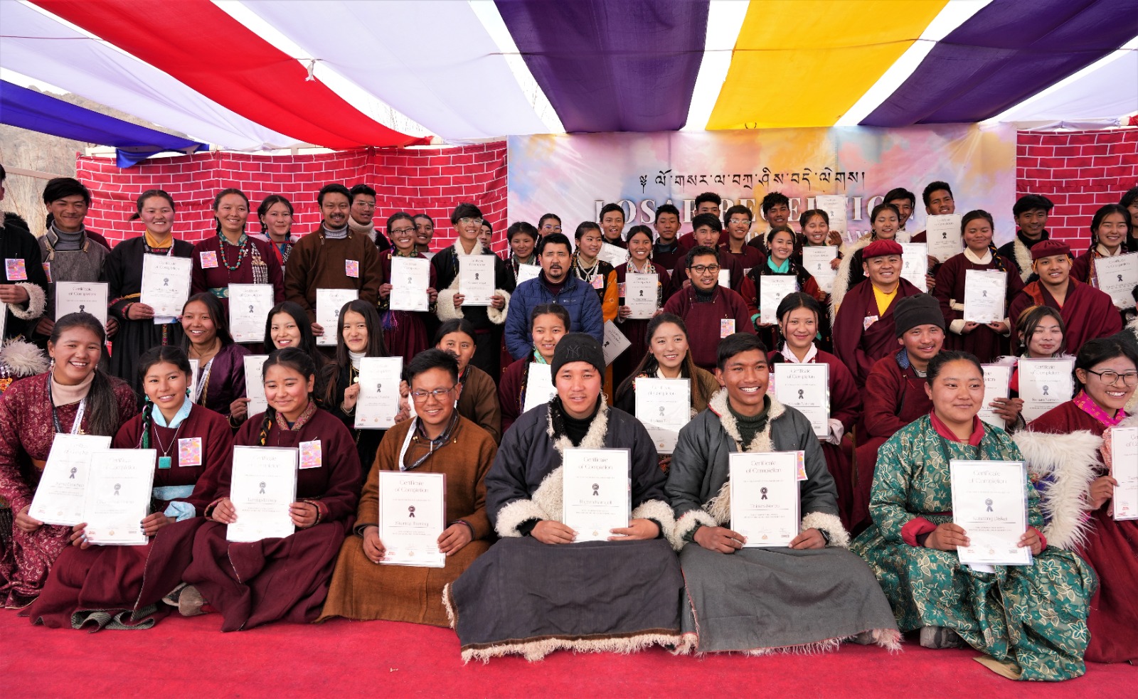 Chairman/CEC Tashi Gyalson attends closing ceremony of Winter Bridging Prog