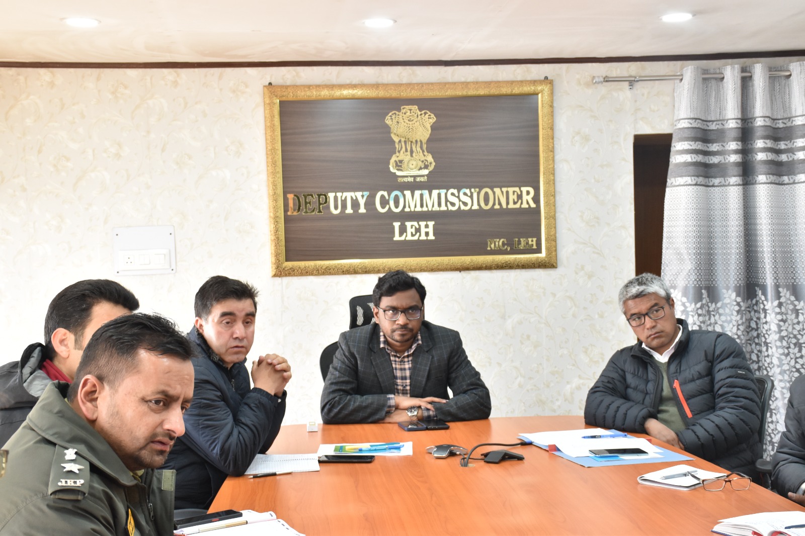 DC Leh chairs district-level Aadhaar monitoring committee meeting