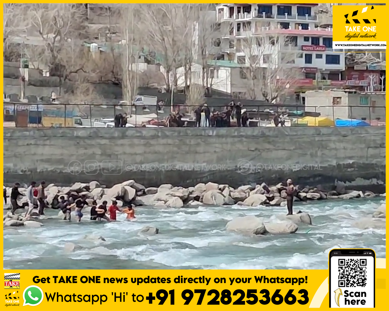 Elderly man trapped in Kargil’s Suru river rescued