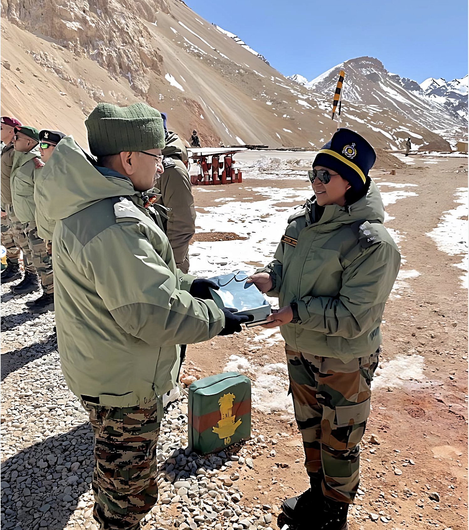 Lt Gen Upendra Dwivedi commends Lt Rigzin Chorol on becoming first Women officer from Ladakh