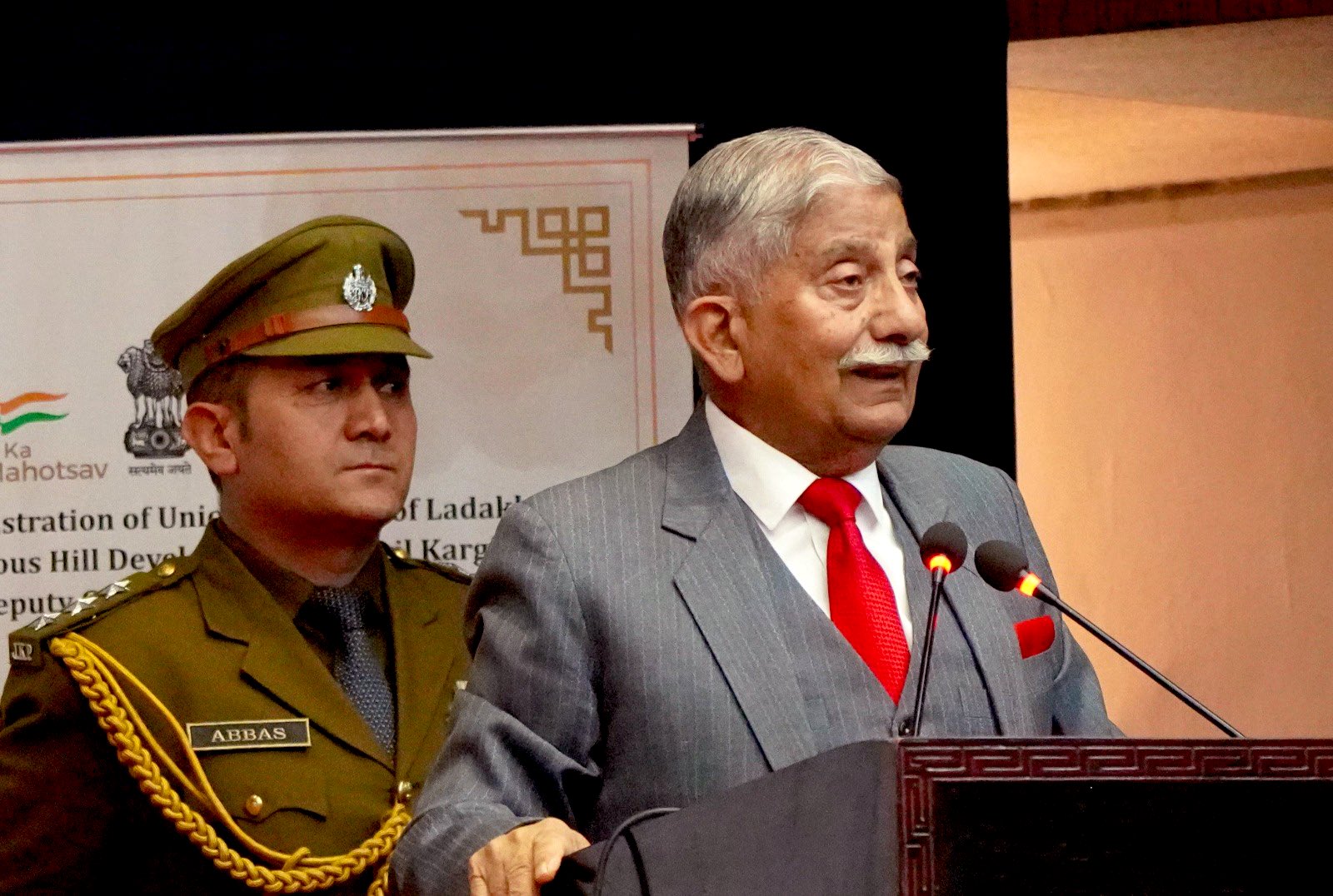 LG Brig Dr BD Mishra presides as Chief Guest of 3rd edition of Ladakh Literary Conclave in Kargil