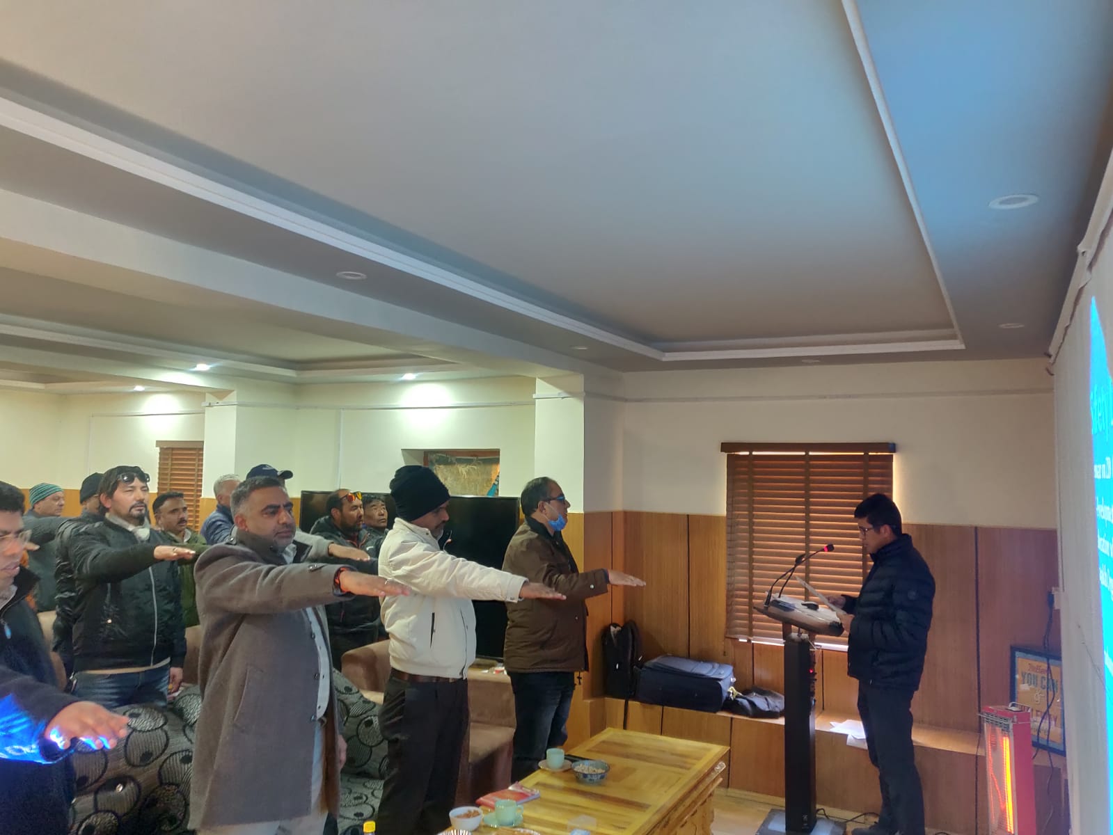 ALC Leh administers safety pledge to Industrial Unit Holders on National Safety Week 2023