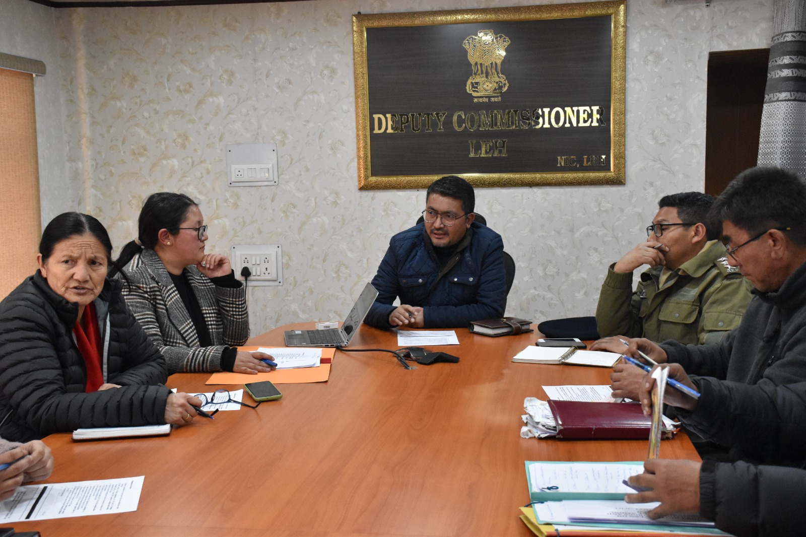 ADC Leh chairs meeting to review control measures against drug menace