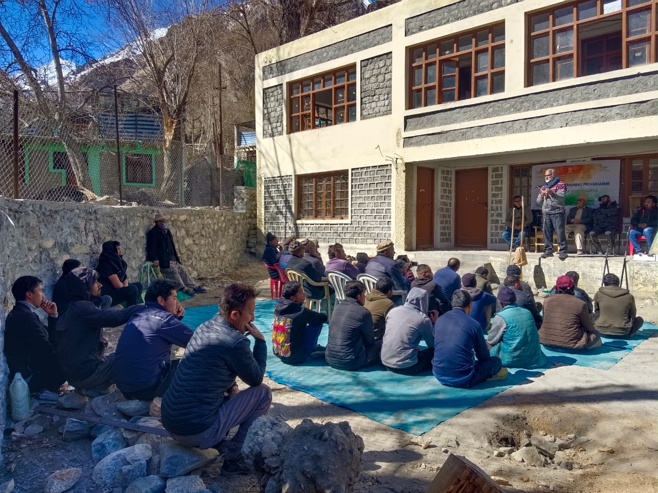 Three-day day canopy management programme concluded in Nubra