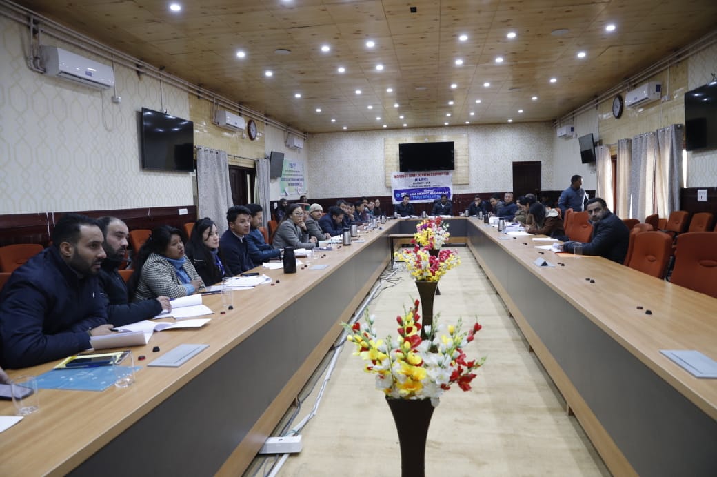 DC Leh chairs DLRC meeting; reviews performance of Banks for Quarter 3 of 22-23