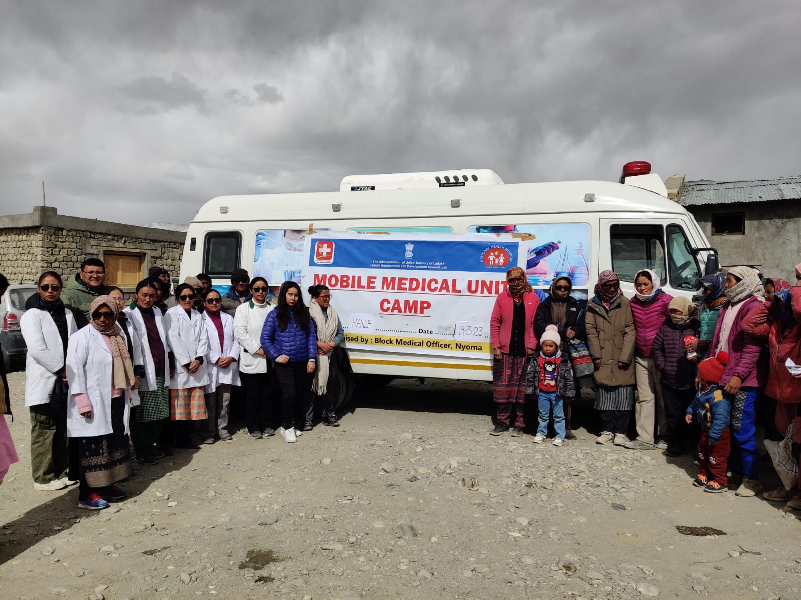 Mobile medical units organised camps Nyoma, benefitted 396 patients