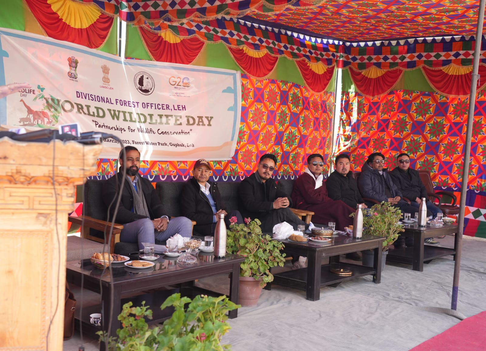 Forest Department observed World wildlife Day under the theme “Partnership for wildlife conservation” at Forest Park Guphuk Leh today