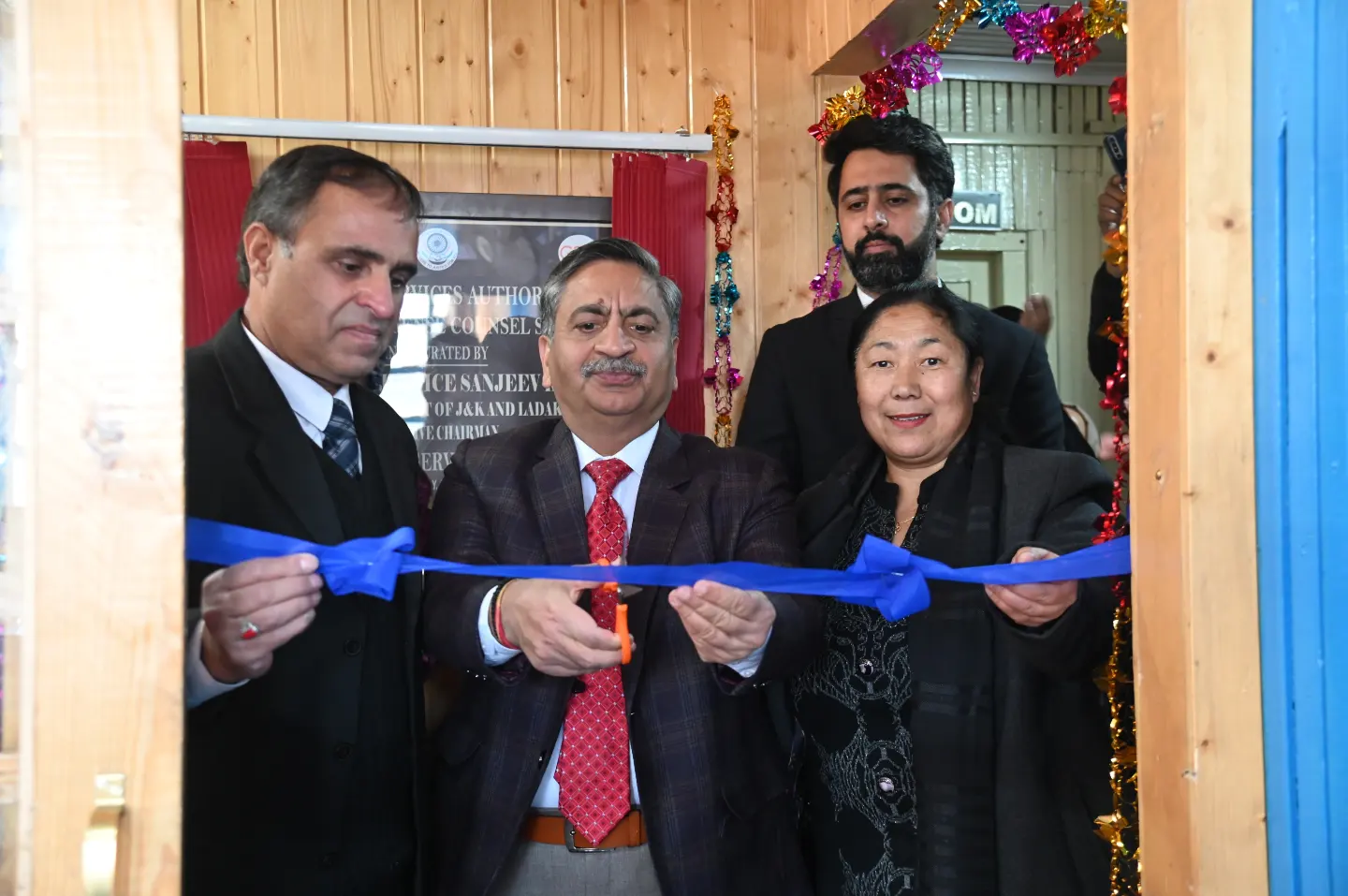 Justice Sanjeev Kumar inaugurates LADC office at District Court Complex Kargil