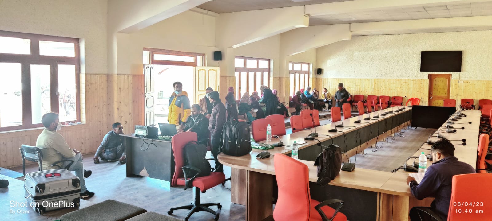 Beneficiaries attended assessment camp organised by District Social Welfare Office, Leh