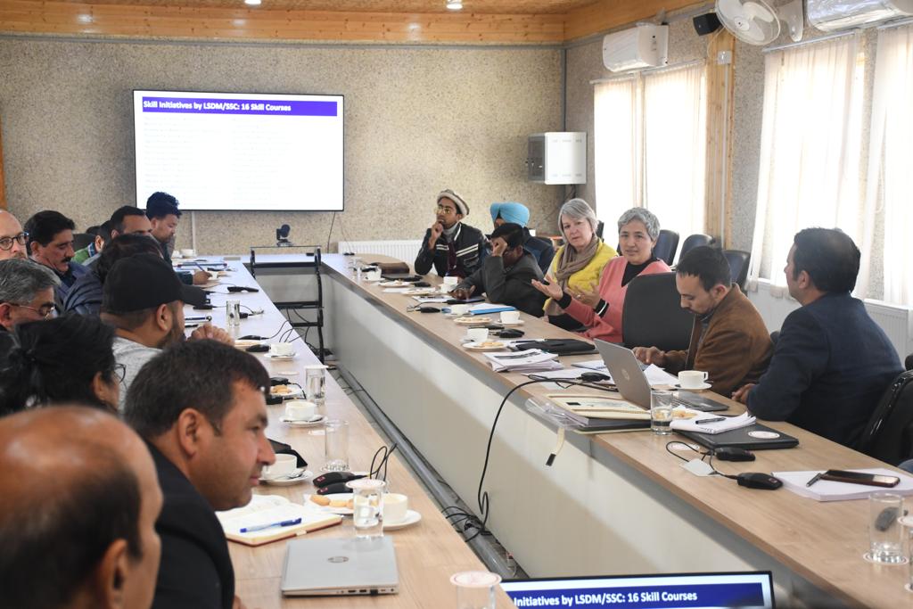 Dept of Technical Education & Skill Development, Ladakh organizes Workshop in association with PWD Ladakh & UoL on Collaboration with Danish Consortium of Academic Craftsmanship