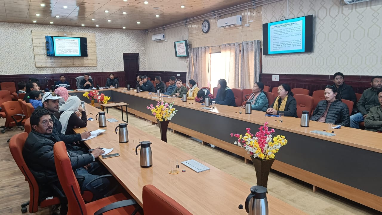 ADC Leh convenes meeting regarding CDS,NDA,NA Exams 1, 2023