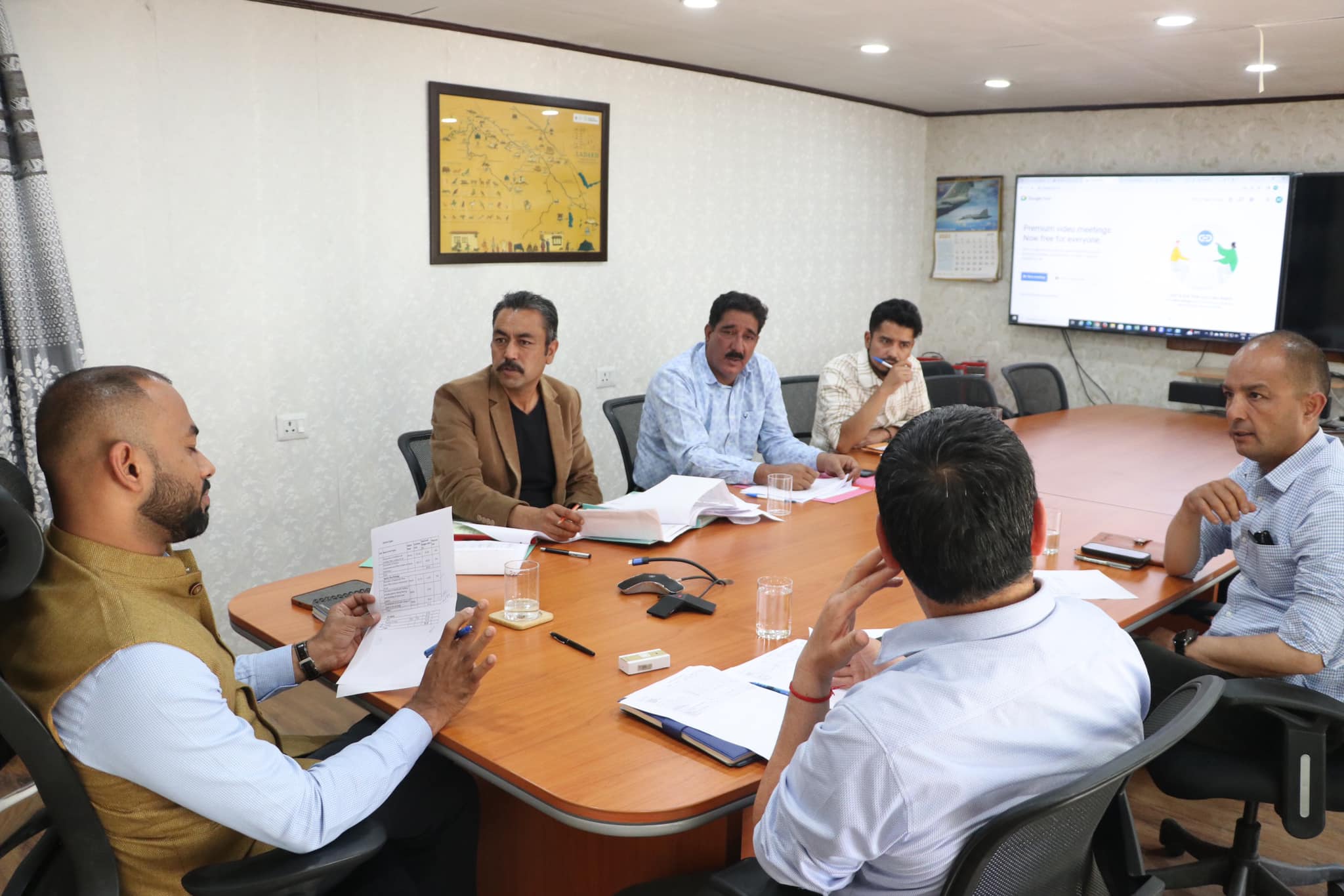 DC Leh Santosh Sukhadeve reviews performance of departments under District Capex Budget 