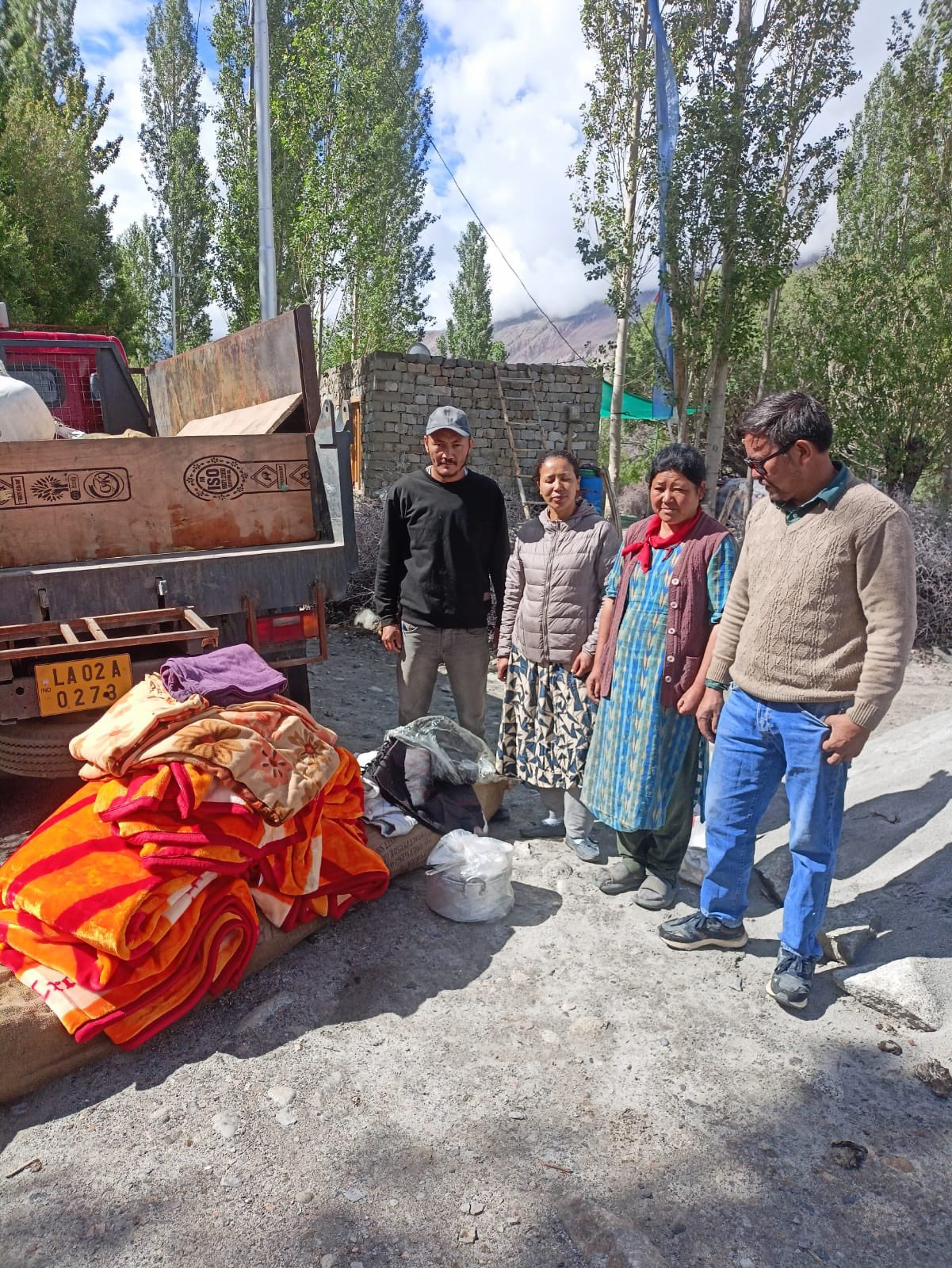 Councillors provide vital relief to flood-affected residents in Charasa & Kuri, Ladakh