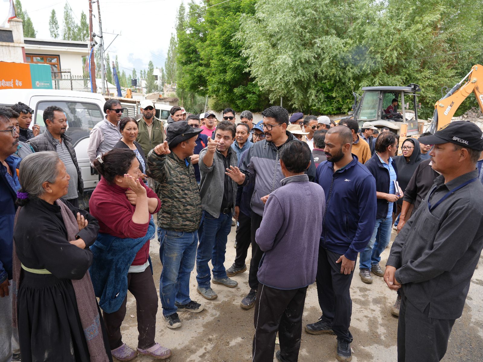 Flash flood due to heavy rainfall leaves trail of destruction in Leh town