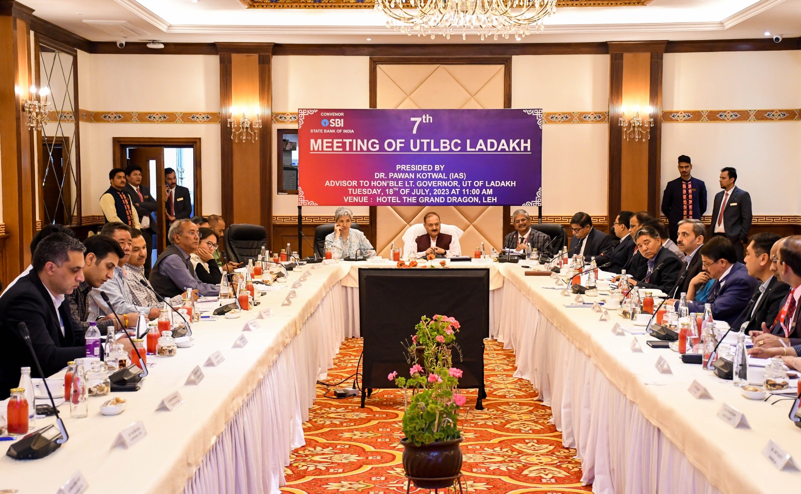 Advisor to Hon’ble LG, Ladakh Dr Pawan Kotwal Chairs 7th UT-Level Bankers’ Committee Meeting