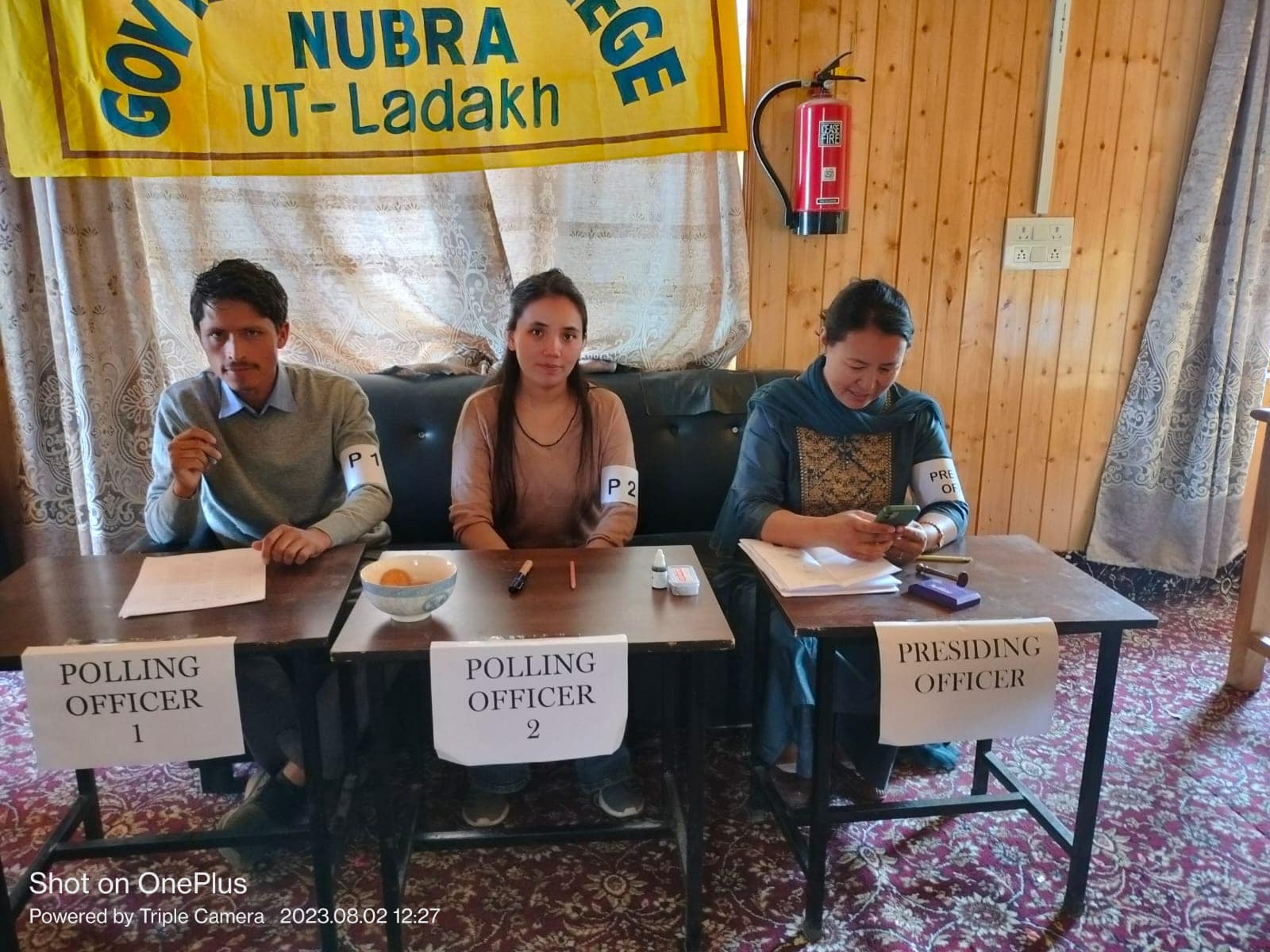 GDC Nubra conducts Student Council Election for 2023-24 session