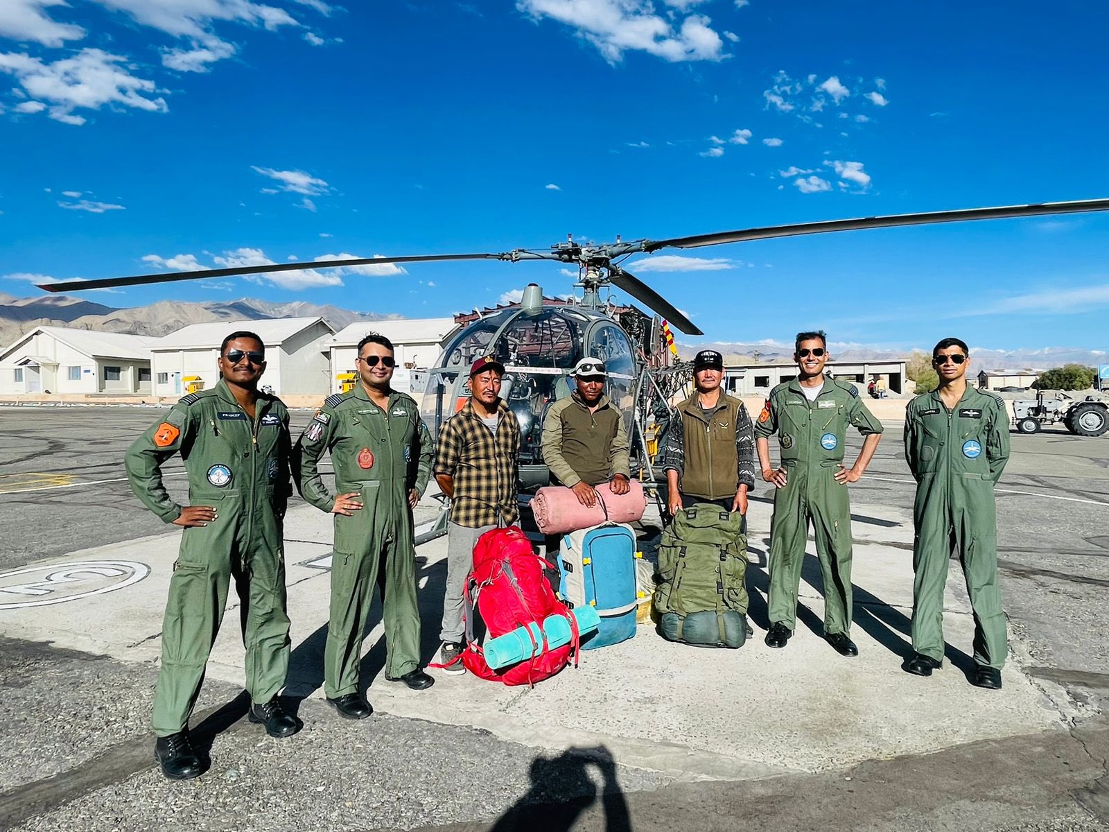 IAF rescues 5 UTDRF personnel in Ladakh