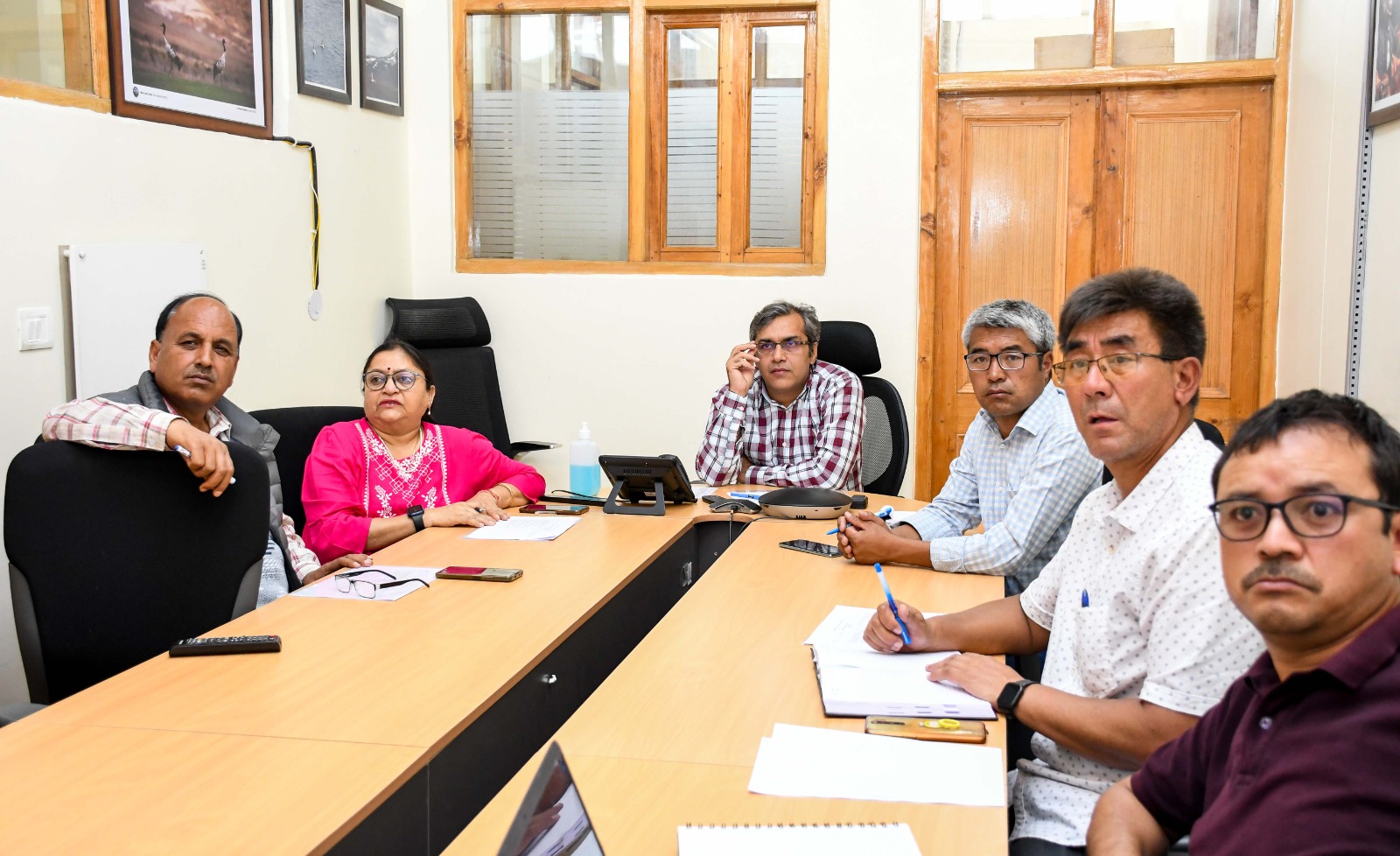 Principal Secretary of School Education, UT Ladakh Sanjeev Khirwar chairs the State Selection Committee Meeting on the evaluation of the National Award for Teachers 2023