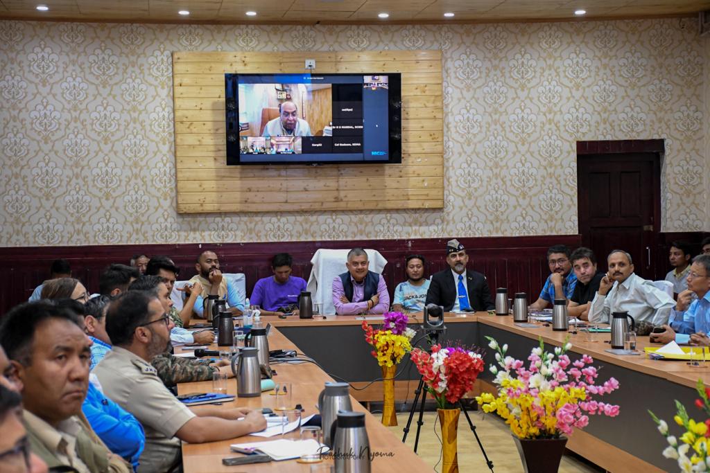 Administrative Secretary of Disaster Management, UT Ladakh Amit Sharma chairs Table Top Exercise Program