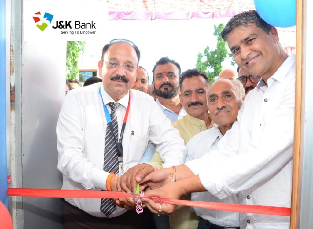 J&K Bank dedicates Cash Recycler Machine to public at Mahanpur