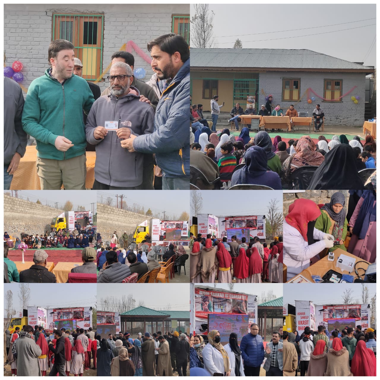 Viksit Bharat Sankalp Yatra Commences In Rural Areas Of Bandipora ...