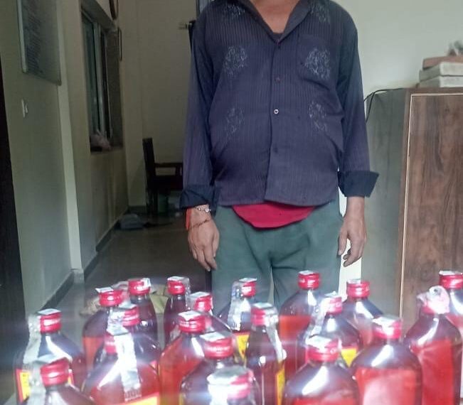 Crackdown on drugs & liquor: Reasi police apprehend bootlegger, seize illicit liquor