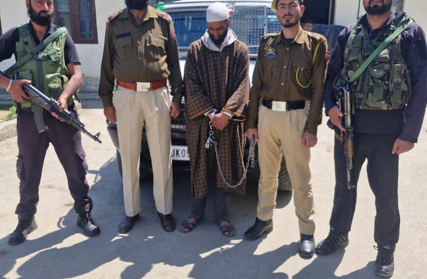 Notorious drug smuggler booked by Baramulla Police