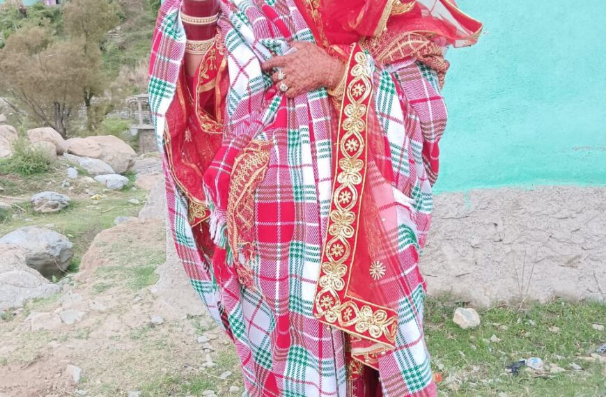 Bride casts first vote in first phase of Lok Sabha elections in Kathua’s Bani