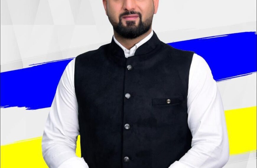 DPAP announces Amir Bhat as it’s candidate for Lok Sabha polls from Srinagar Parliament Seat