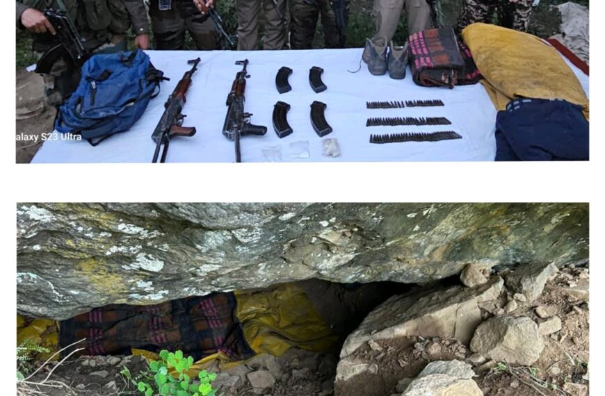 Security forces busted militant hideout in Bandipora; incriminating material seized