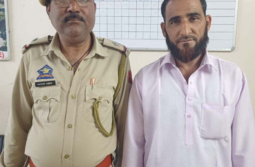 Police apprehends absconder evading arrest since 2022 in Ramban