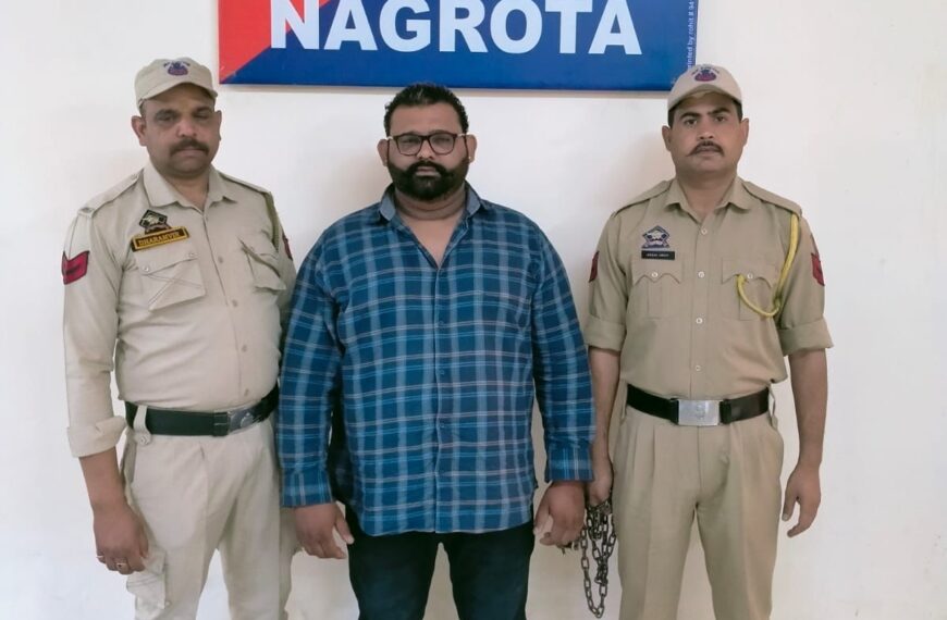 Punjab’s notorious wanted criminal nabbed in Nagrota, Jammu