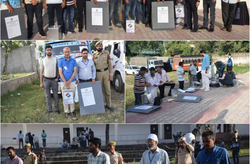 Polling teams dispatched to facilitate postal ballots for PWDs and elderly in Anantnag-Rajouri constituency