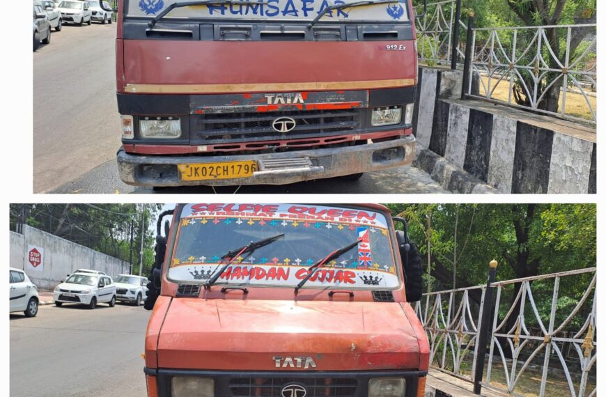 Crackdown on illegal mining: 2 vehicles seized by police in Jammu East