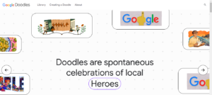 The image shows the google is celebrating Accordion anniversary