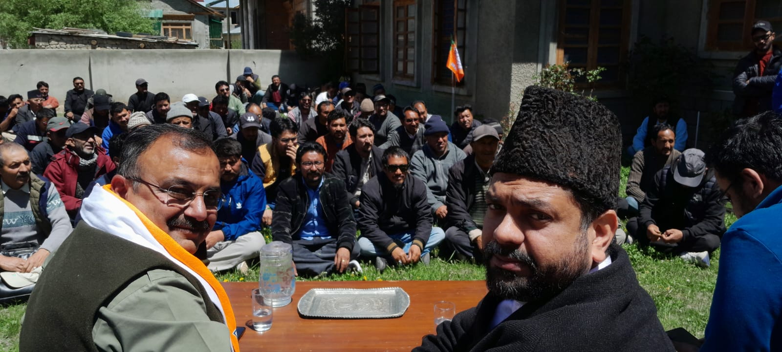 Vikram Randhawa, Moulana Syed appealed to vote for BJP at Kargil