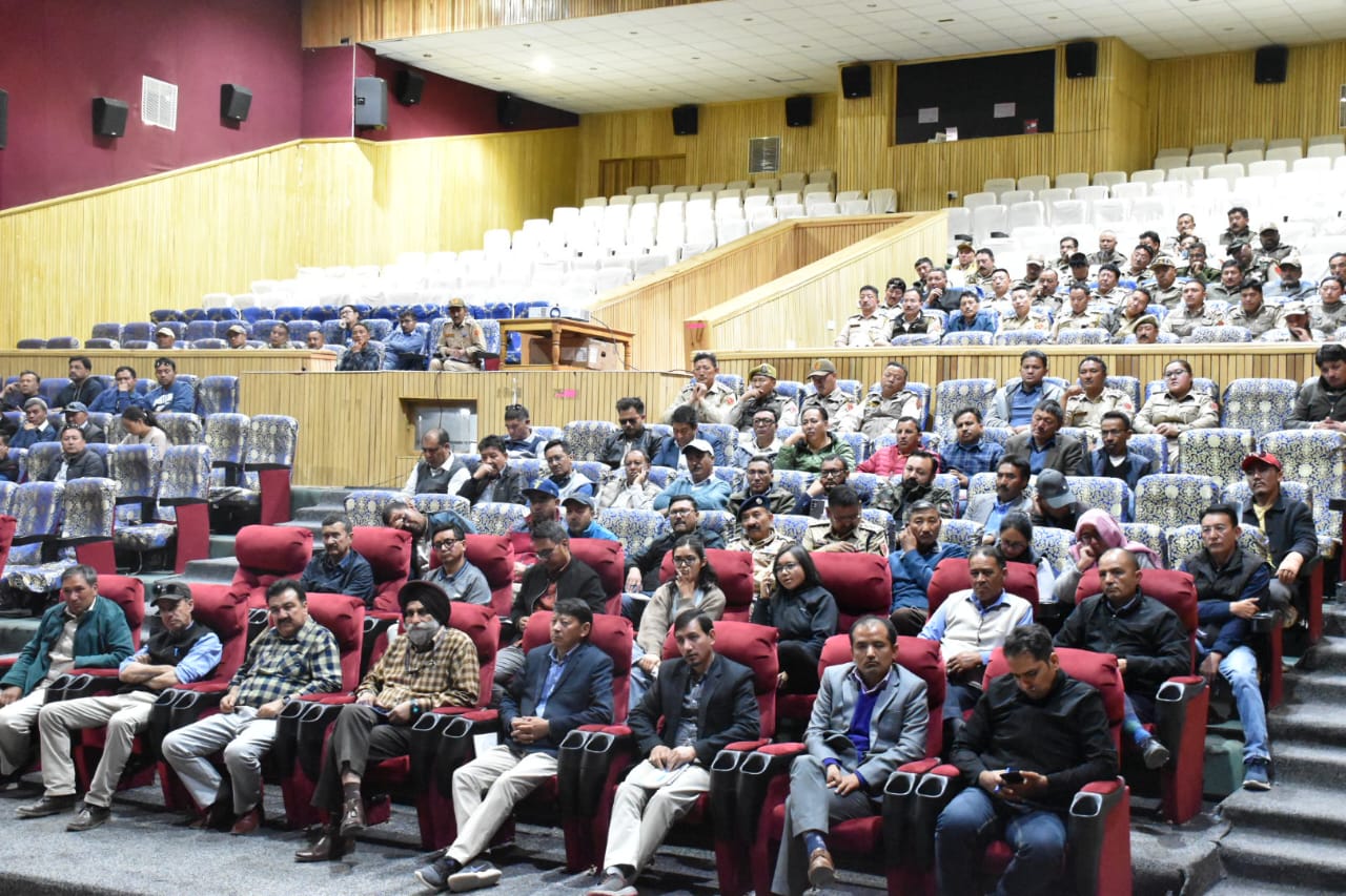 District Election officer Leh conducts training for Zonal /Sectoral Magistrates and Zonal/Sectoral police