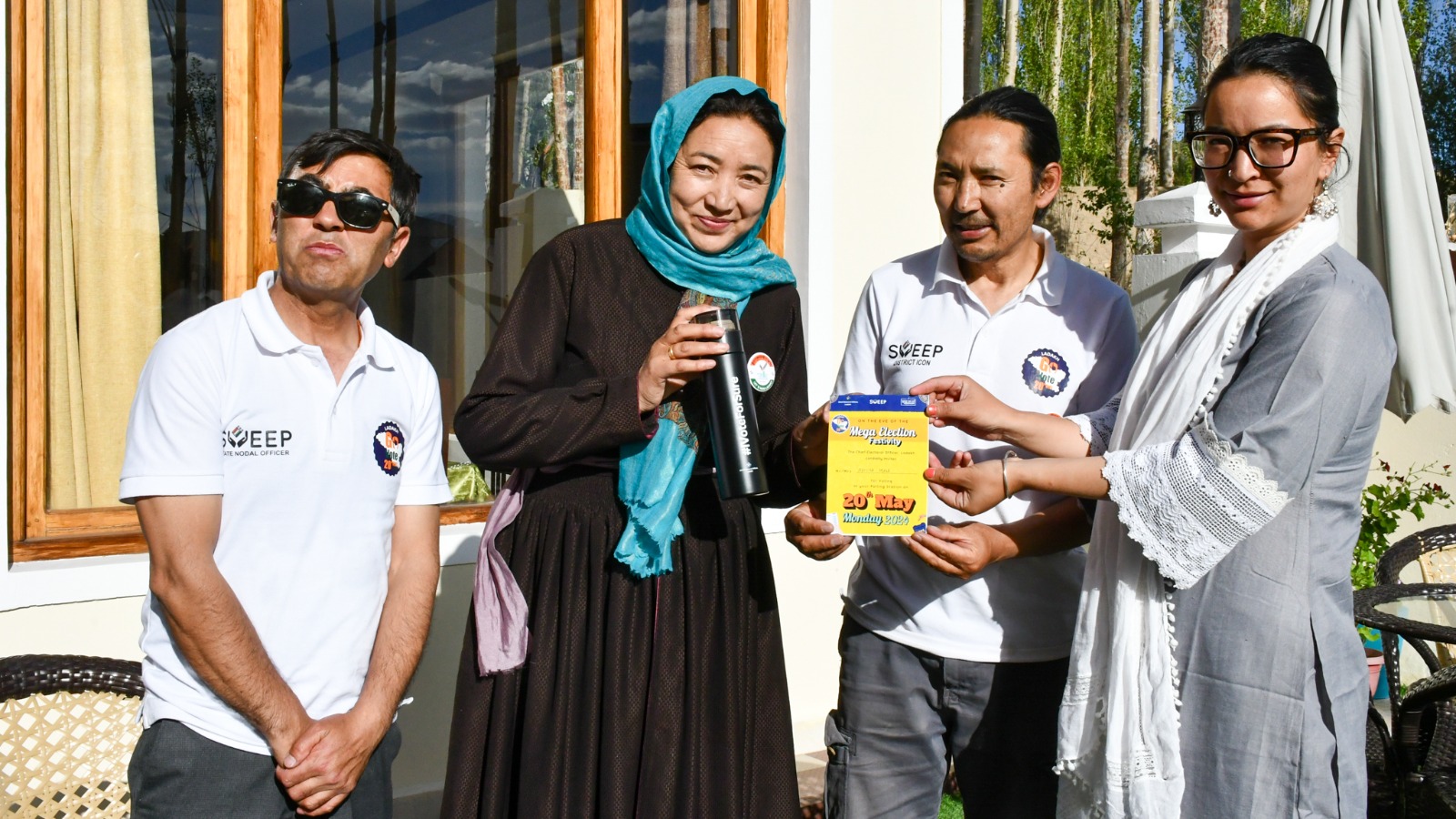 State Nodal Officer, SVEEP Ladakh, Dr Tsewang Morup Conducts Extensive Voter Awareness Program for General Elections 2024