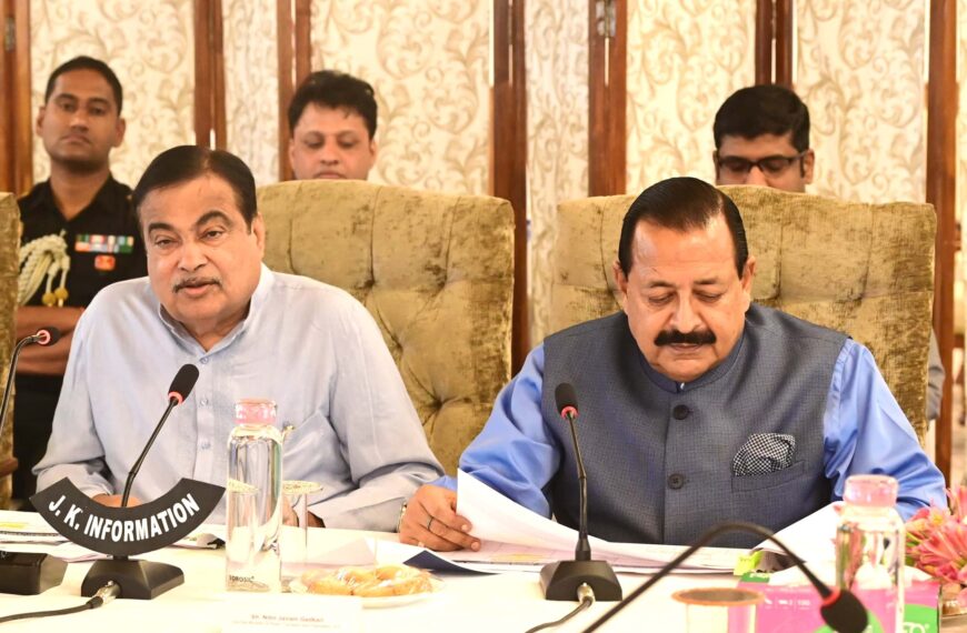 Dr Jitendra Singh expresses gratitude to Nitin Gadkari for expediting work on NH connecting Lakhanpur-Basohli-Bani- Bhaderwah-Doda