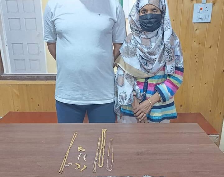 Budgam Police apprehends 2 burglars, recovers Gold ornaments amounting to Rs 4 lakh