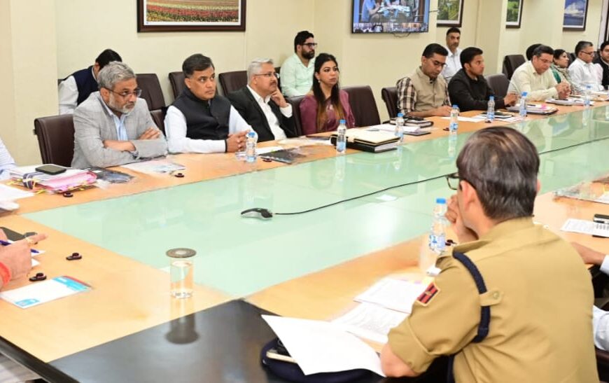 LG Manoj Sinha chairs meeting to review preparations ahead of Mata Kheer Bhawani Mela & Eid-ul-Adha festivals